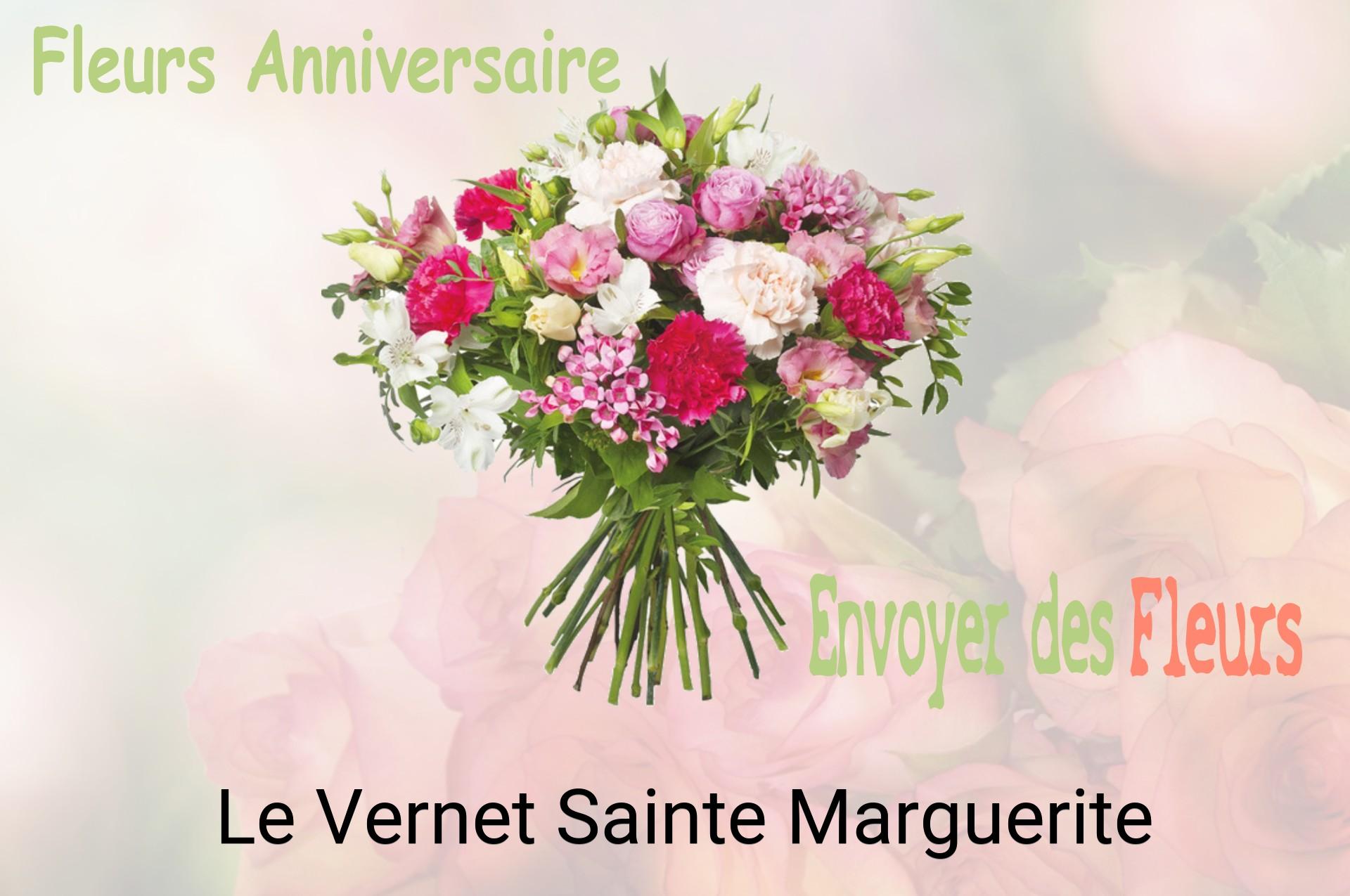 Bouquet de fleurs d’anniversaire livré à Le Vernet-Sainte-Marguerite