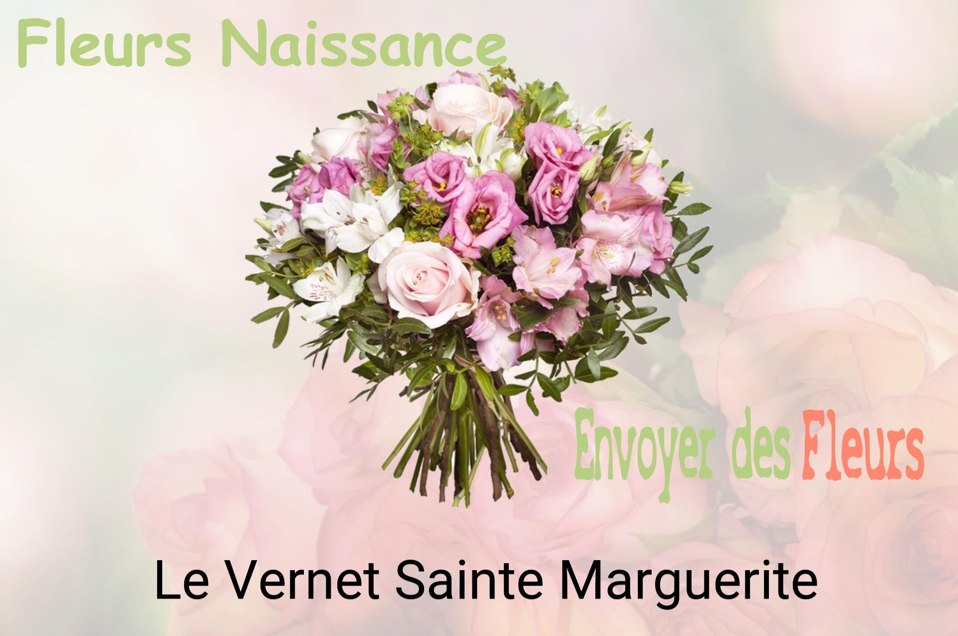 Bouquet de fleurs de naissance livré à Le Vernet-Sainte-Marguerite